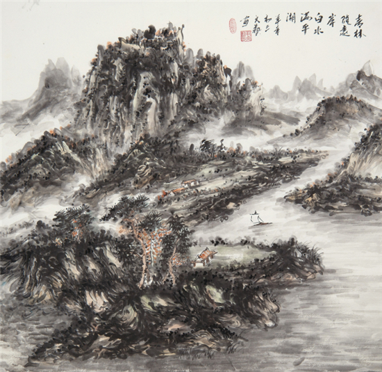 淺談當代名家靳文藝的山水藝術