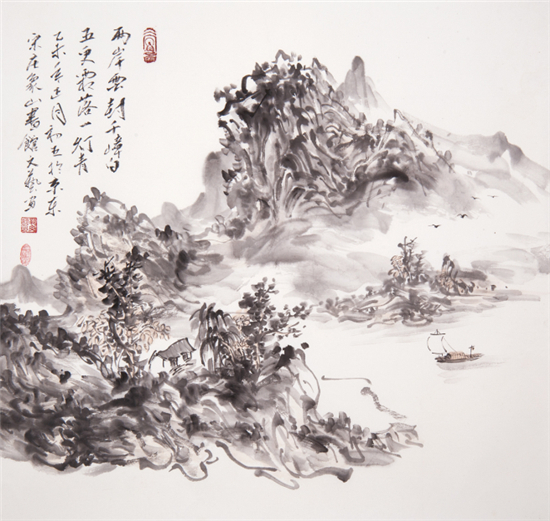 淺談當代名家靳文藝的山水藝術