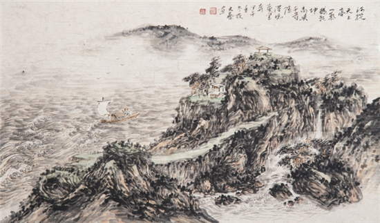 淺談當代名家靳文藝的山水藝術