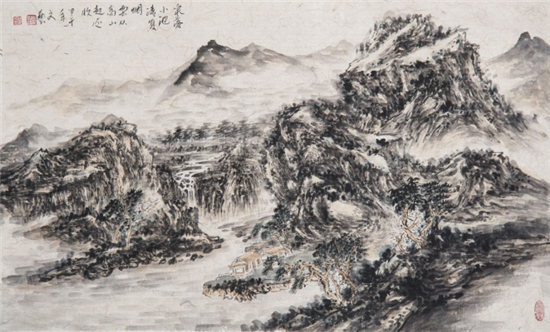 淺談當代名家靳文藝的山水藝術
