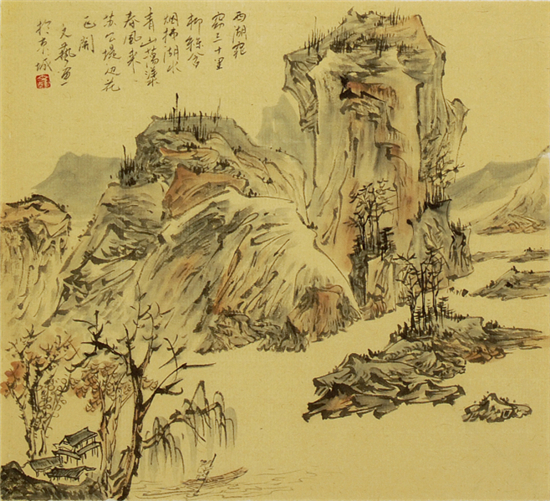 淺談當代名家靳文藝的山水藝術