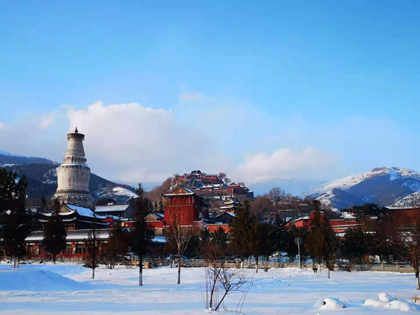 雪中五臺山