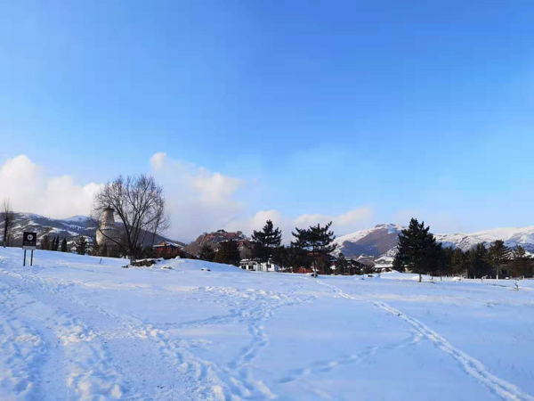 雪中五臺山