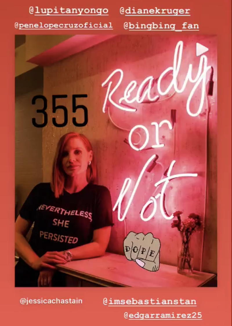 范冰冰參演好萊塢特工片《355》開拍，導演曬照官宣