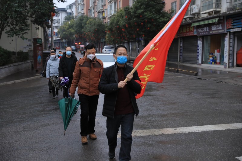 四川劍閣抗疫一線守護的戰士們