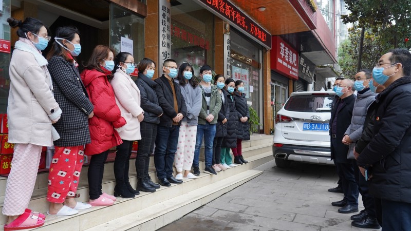 四川劍閣抗疫一線守護的戰士們