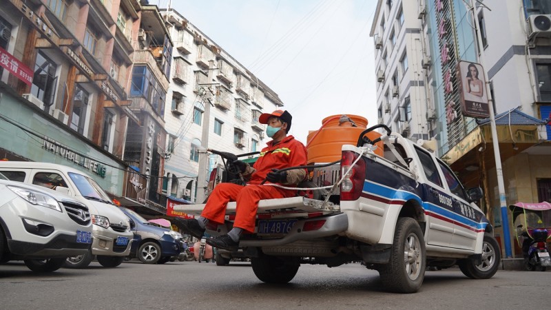 四川劍閣抗疫一線守護的戰士們