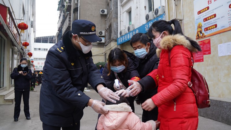 四川劍閣抗疫一線守護的戰士們