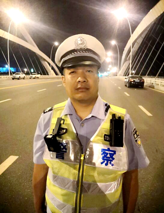 山西忻州交警二大隊，忻府最美風景線