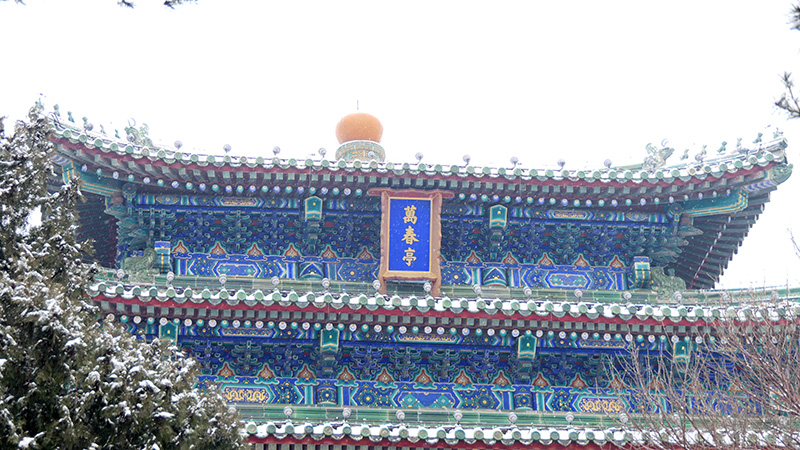 雪中景山公園、故宮——李月攝影