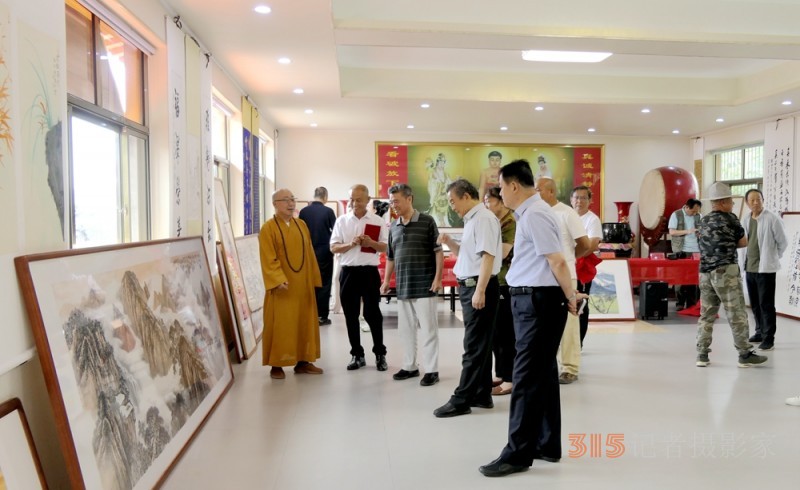 淄博竹林寺舉行迎七一佛陀山竹林書(shū)畫雅集
