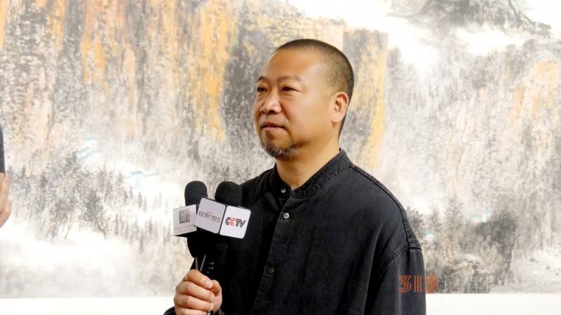 太行精神鑄丹青 筆墨抒懷頌時(shí)代“太行太行”何海闊山水畫作品晉京展在京啟幕