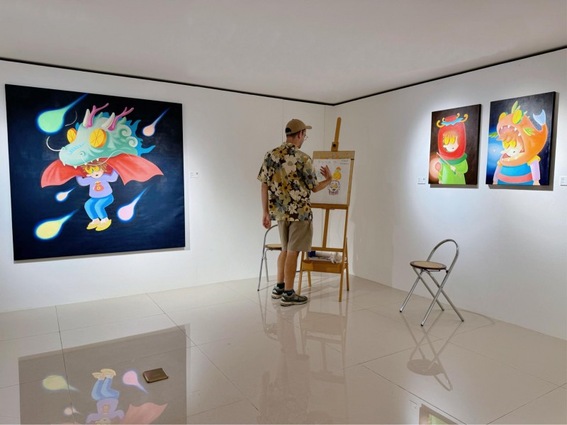 西班牙藝術家KOCTEL個展《橙色樂園》登陸北京216SPACE