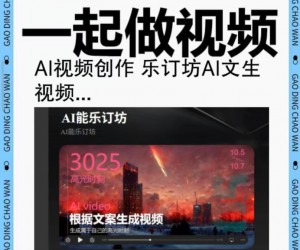 AI能樂(lè)訂坊文生視頻