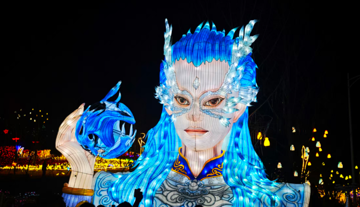 春節(jié)光影盛宴，青龍山“夜”綻華彩引客來