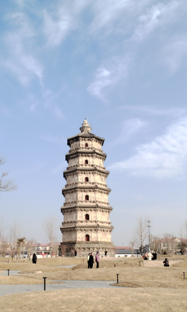 涿州雙塔與古橋