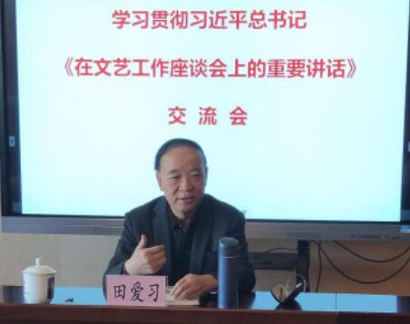 北京國際科技文化交流協(xié)會(huì)組織學(xué)習(xí)重溫習(xí)近平總書記《在文藝