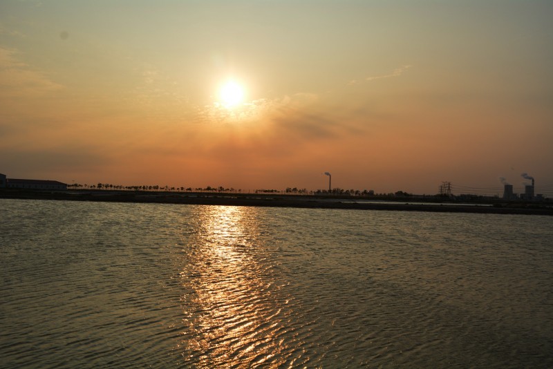 山東濱州黃河島風光
