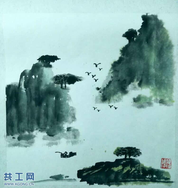 抒出心畫自天成，知墨書法家徐偉書畫之美