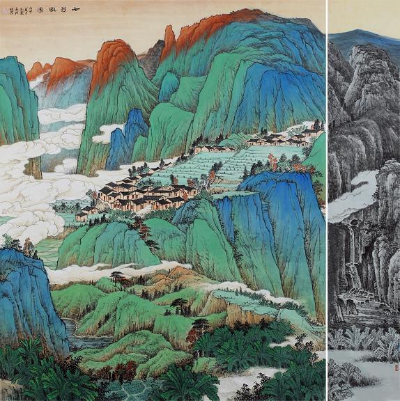 賀新春·戴五愛山水畫藝術展在安陽舉行