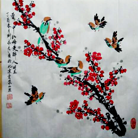 著名畫家靳家宏作品藝術欣賞
