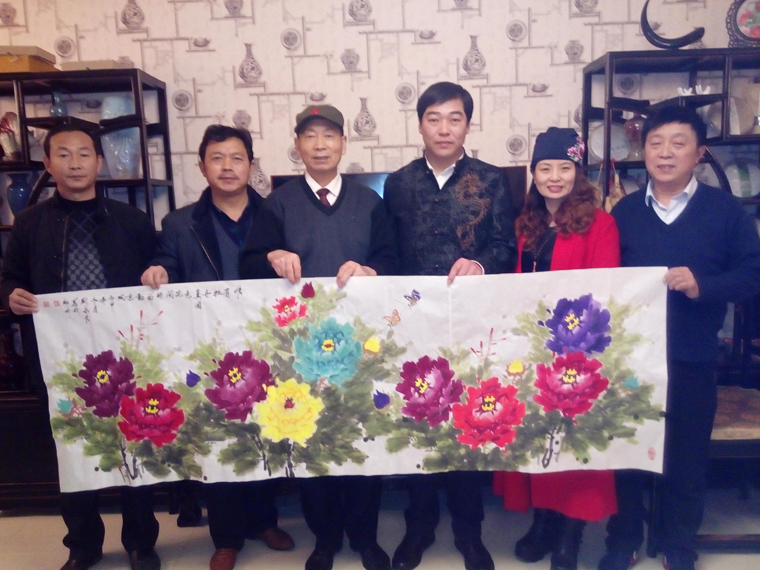 著名畫家靳家宏作品藝術欣賞