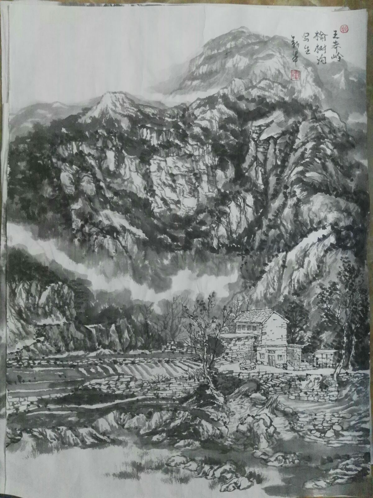 母親，您別再騙我……靳軍榆樹溝寫生日志