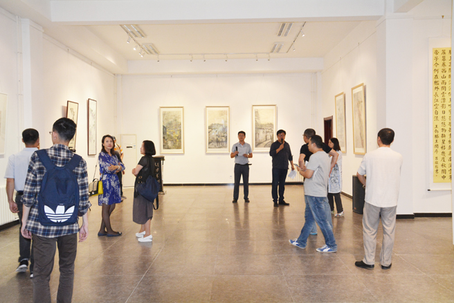 博雅承傳—2017中國（北京）書畫家作品邀請展”在北京漢方美術館舉行