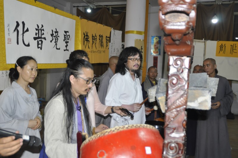 2017中國(guó)五臺(tái)山千僧齋筵·世界和平祈福大法會(huì)暨妙生大和尚詩(shī)偈即興創(chuàng)作正念正心詩(shī)文書畫攝影筆會(huì)在普化寺隆重舉