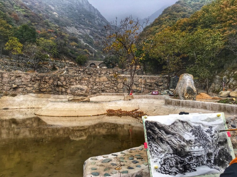 記者攝影家走進房山金祖山風景區釆風