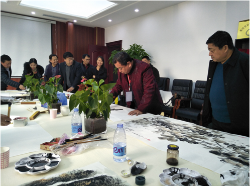 文化下鄉(xiāng)進廊坊 筆墨揮毫頌中華