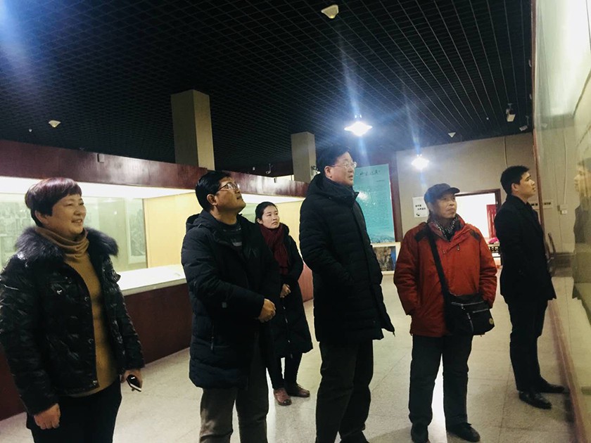 著名畫家鄔建教授工作室作品巡展阜陽站開展