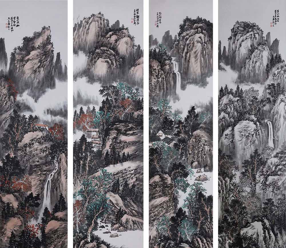 袁氏國(guó)藝新春年會(huì)暨于建剛曲勝利書(shū)畫(huà)聯(lián)展在宋莊舉行