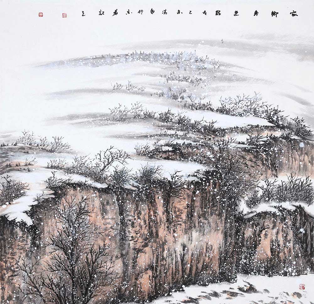 袁氏國(guó)藝新春年會(huì)暨于建剛曲勝利書(shū)畫(huà)聯(lián)展在宋莊舉行