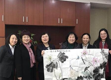 聊城市直書畫家協會來中國人民銀行聊城分行“百聯迎春”大型活動