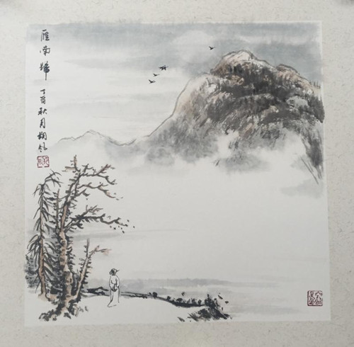 曲徑通幽處，禪房花木深----青年畫家朔風作品欣賞