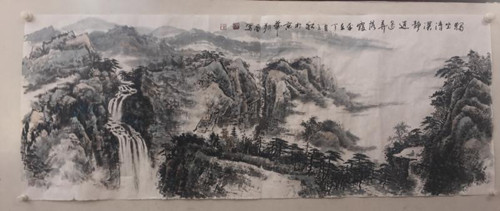 曲徑通幽處，禪房花木深----青年畫家朔風作品欣賞
