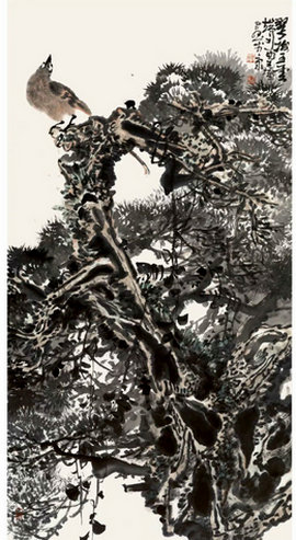 “洹上五家 墨韻春風(fēng)”戴五愛等五畫家聯(lián)展在安陽開幕