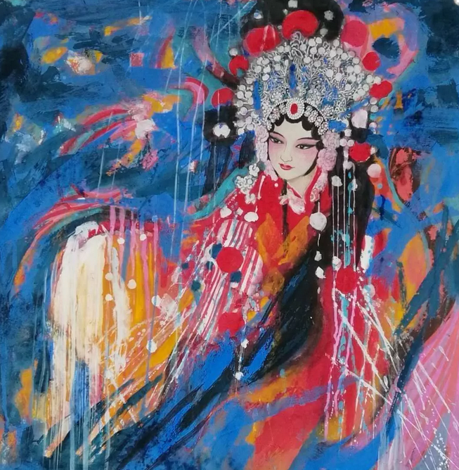 靳榮云冰雪礬墨畫與傳統國畫匯報展