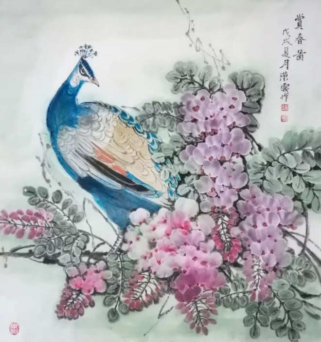 靳榮云冰雪礬墨畫與傳統國畫匯報展
