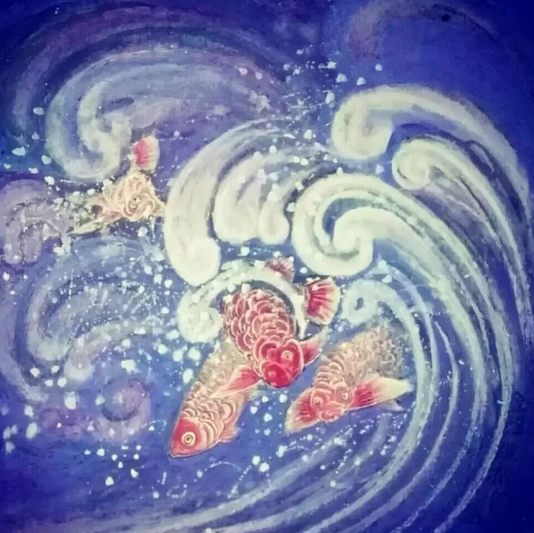 靳榮云冰雪礬墨畫與傳統國畫匯報展