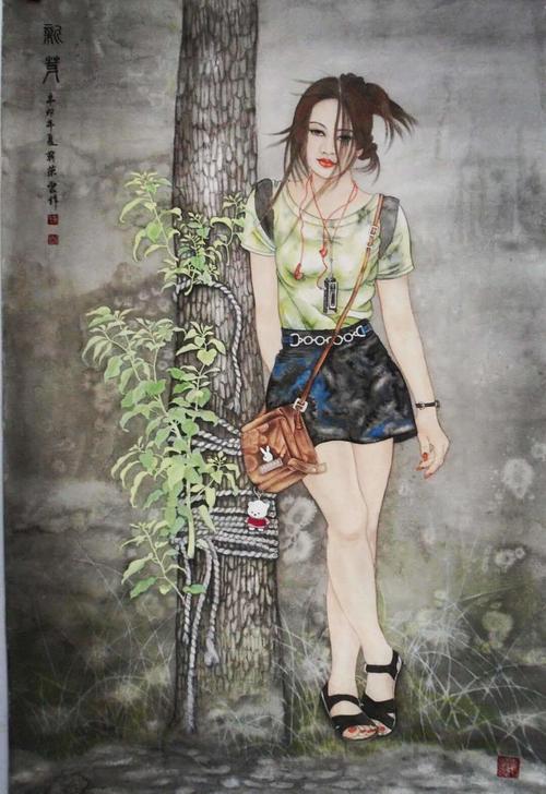 靳榮云冰雪礬墨畫與傳統國畫匯報展
