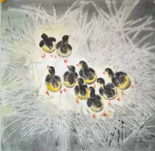 靳榮云冰雪礬墨畫與傳統國畫匯報展