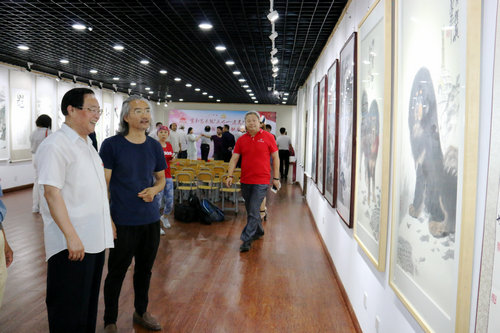宣和書院“迎七一建黨97周年”書畫聯展在京舉行