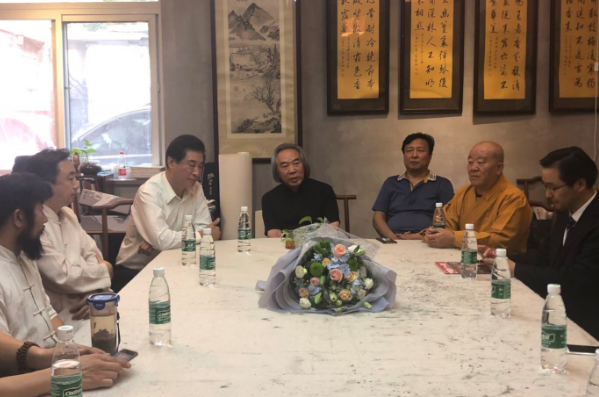 天津張善孖張大千藝術研究會美術館及津京冀滬中國書畫名家作品聯展揭幕