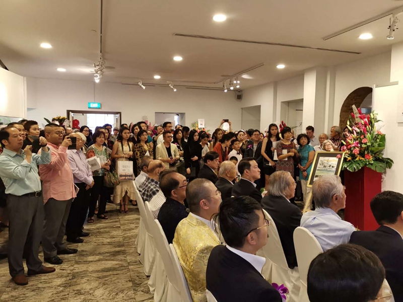 “造神入理，回得天意”梁振康畫展在新加坡河畔藝術之家隆重舉行
