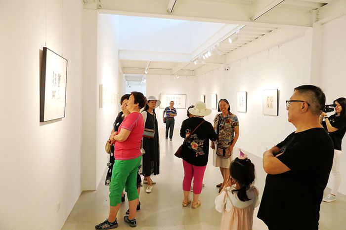 孫景年復筆書寫作品展北京798藝術區翰·藝術中心開展