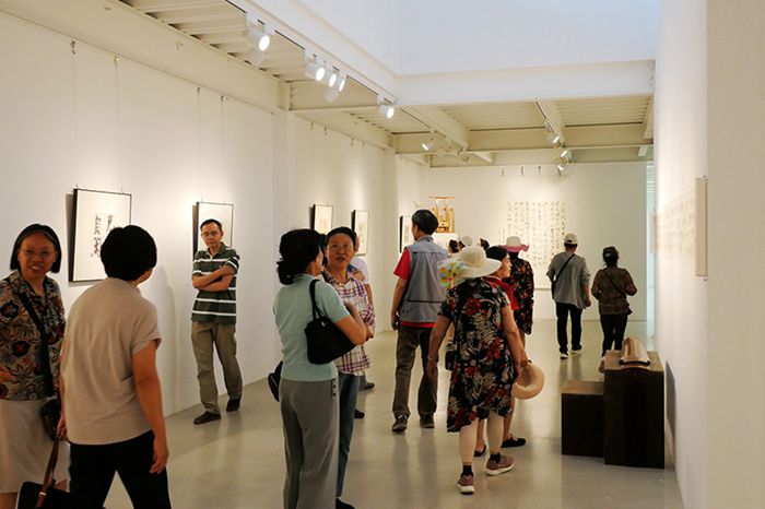 孫景年復筆書寫作品展北京798藝術區翰·藝術中心開展