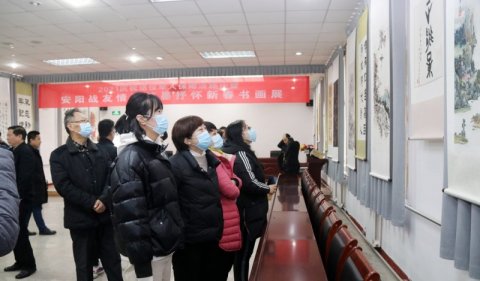 安陽市舉行《2021慶祝退役軍人保障法施行暨安陽戰友情深 筆墨