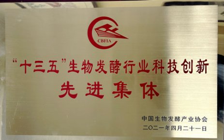 陜西樂麗鑫榮獲“十三五”生物發酵行業科技創新先進集體